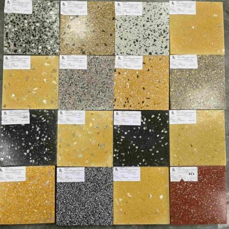 Mẫu đá mài terrazzo đẹp